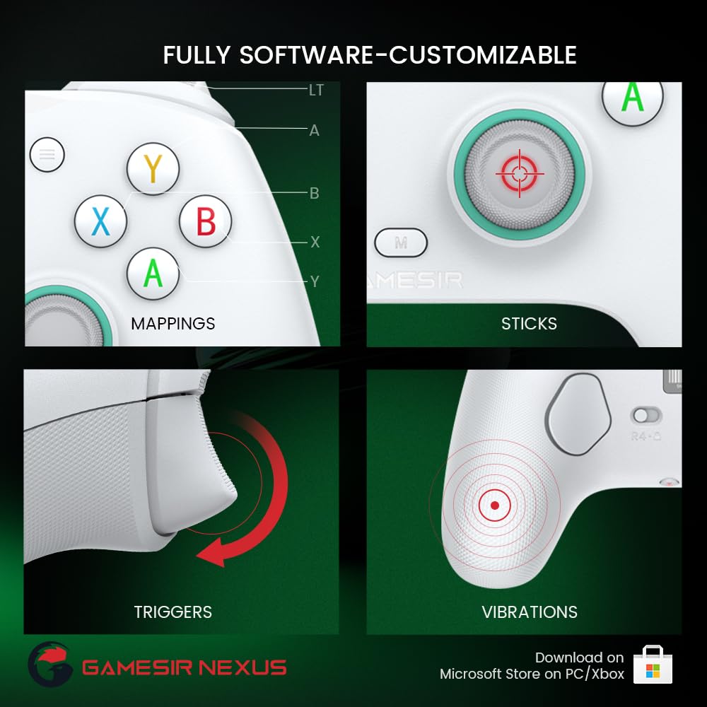 GameSir G7 SE Wired Controller for Xbox Series X|S, Xbox One & Windows 10/11, Plug and Play with Hall Effect Joysticks/Hall Trigger GameSir G7 SE Wired Controller for Xbox Series X|S, Xbox One & Windows 10/11, Plug and Play with Hall Effect Joysticks/Hall Trigger